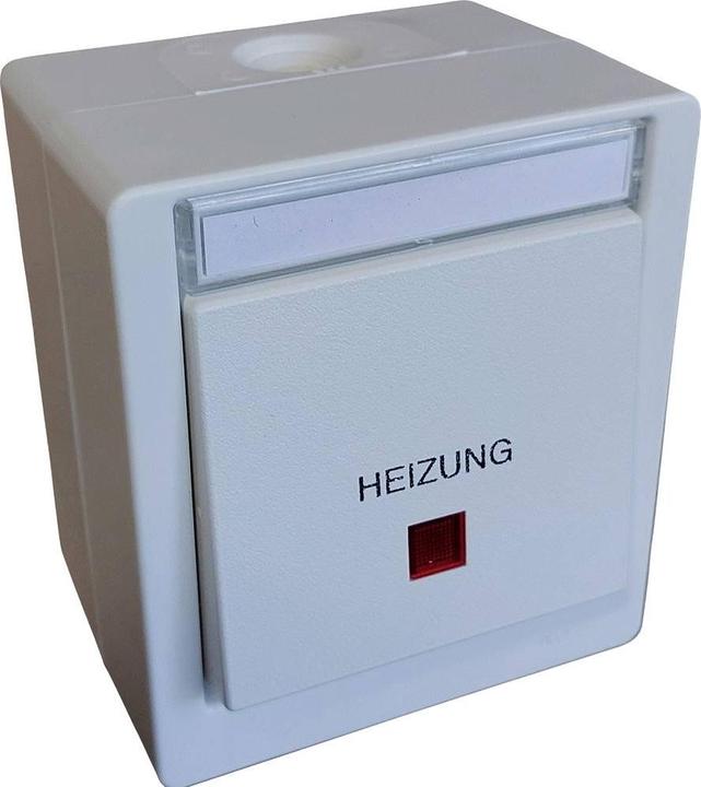 N&L Elektrotechnik N & L 27714 Heizungs-Notschalter Komplett Aufputz Weiss