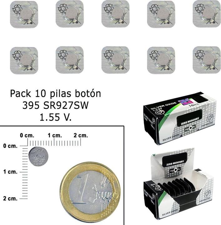 Immagine prodotto Maxell Cella a bottone SR927SW 10 pezzi (10 pz., SR57, 55 mAh)