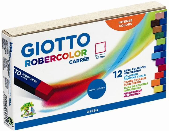 Immagine prodotto Lyra Gesso per lavagna Robercolor carée con copertina in carta colori assortiti 12 pezzi/confezione. (Multicolore, 12 x)