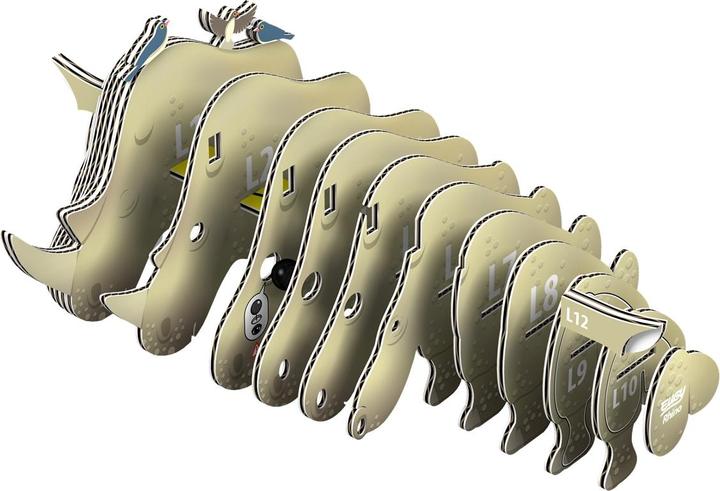 Immagine prodotto Eugy Rinoceronte - 3D Kit modello di figure in cartone
