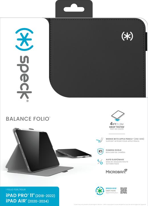 Actual product image speck Balance Folio (iPad Air 11 2024 (M2), iPad Pro 11 2018 (1. Gen), iPad Pro 11 2022 (4th Gen), iPad Pro 11 2020 (2. Gen), iPad Pro 11 2021 (3rd Gen), IPad Air 5 - 10.9", IPad Air 4th Gen. 2020, iPad Air 10.9 (2022), iPad Air 11 2025)