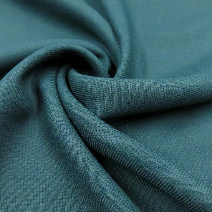 Actual product image Stoffrestposten Viscose twill - Petrol - Minimum selling quantity: 1 metre