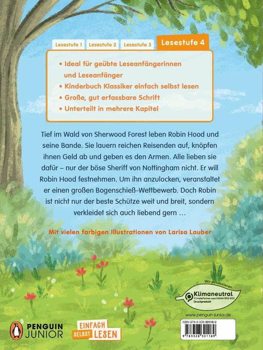 Produktbild Einfach selbst lesen: Kinderbuchklassiker - Robin Hood (Deutsch, Sven Gerhardt, 2022)