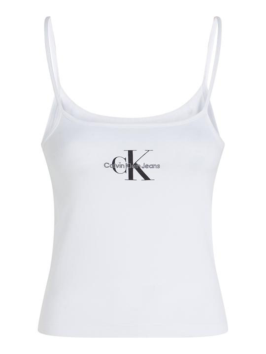 Actual product image Calvin Klein Jeans Monologo Strappy Tank Top (XS)