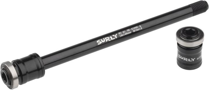 Image du produit Surly Excellent Adventure axe de roue avec attelage de remorque, HR 12x148mm, black