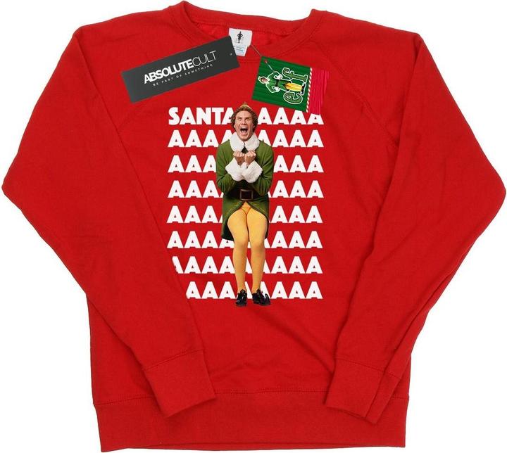Elf Buddy Santa Scream Sweatshirt (M)