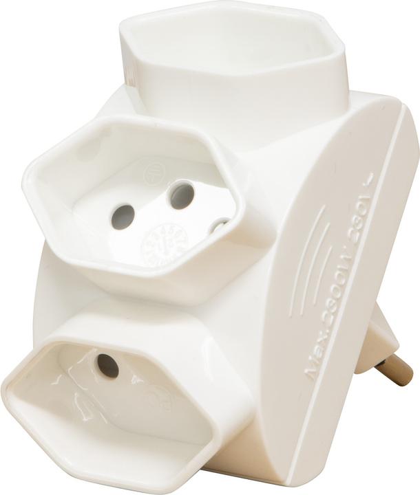 Produktbild Brennenstuhl Abzweigstecker 3-fach sternförmig (Typ 13, 3 x)