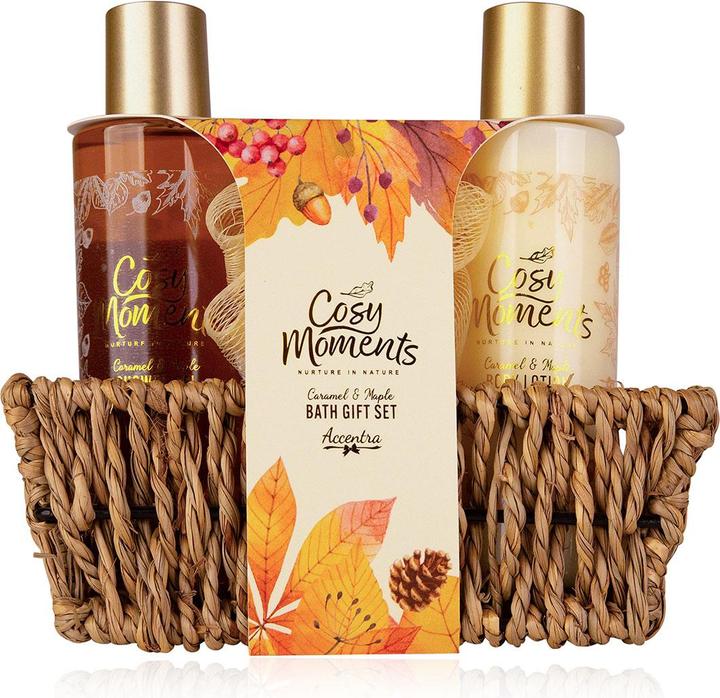 Accentra Geschenkset COSY MOMENTS im schönen Herbstmotiv (Haarpflege set)