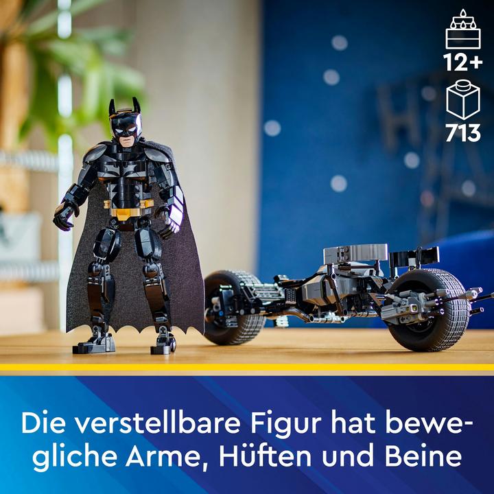 Actual product image LEGO Batman construction figure with the Batpod (76273, LEGO Super Mario)