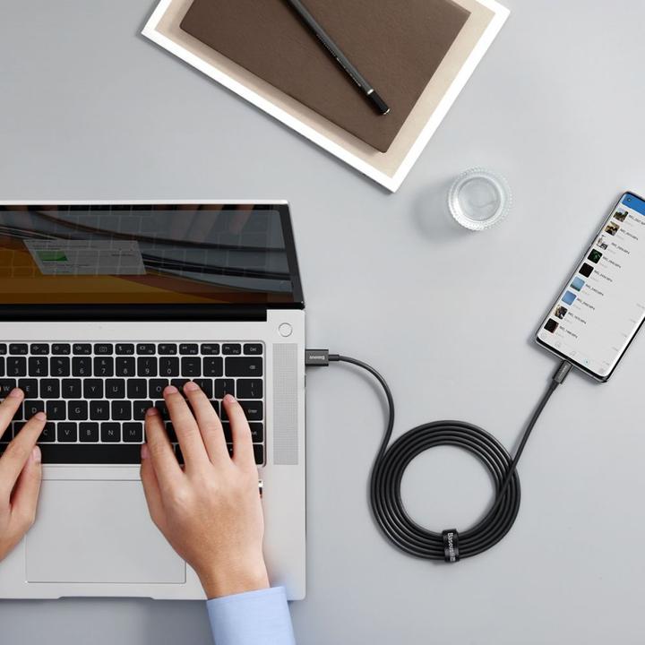 Actual product image Baseus USB A – USB C (1 m, USB 2.0, 65 W)