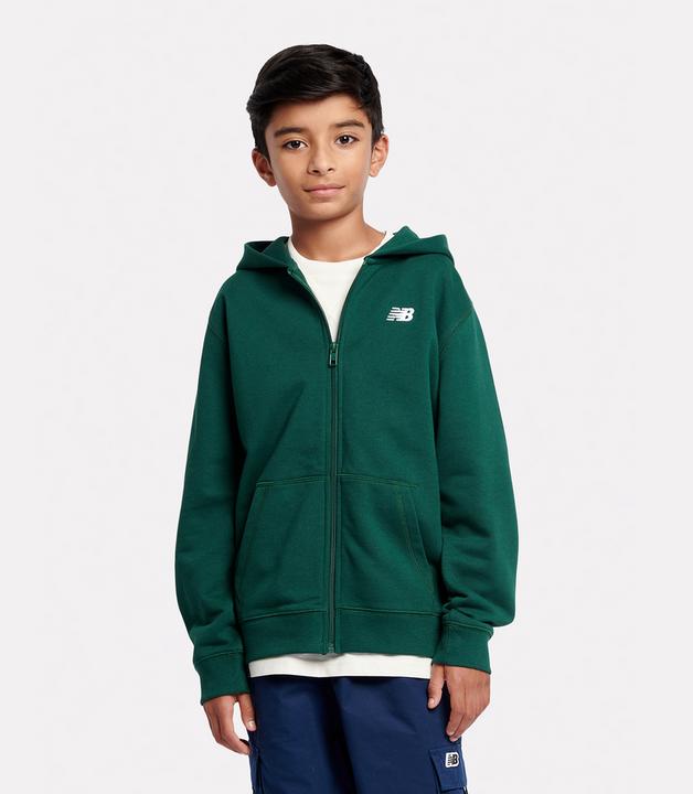 New Balance B French Terry Small Logo FZ Hoodie