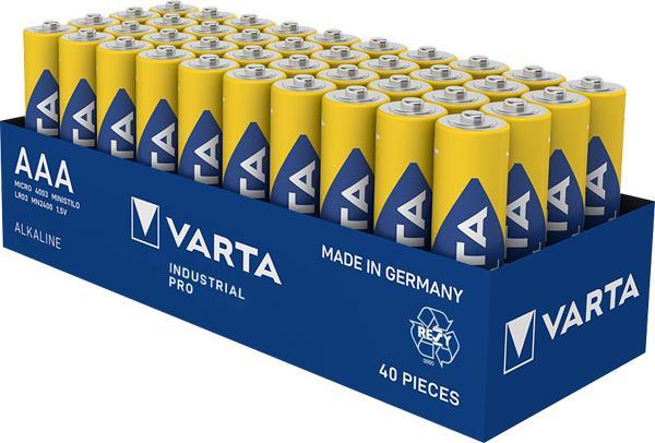 Varta Pile alcaline, Micro, AAA, LR03, 1.5V (40 pcs, AAA)