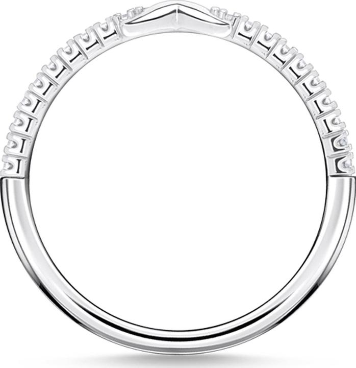 Immagine prodotto Thomas Sabo Anello Infinity con pietre bianche argento (52, 925 Argento)