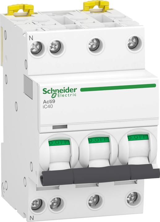 Image du produit Feller Disjoncteur Clario iC40 3P+N, 16 A, C