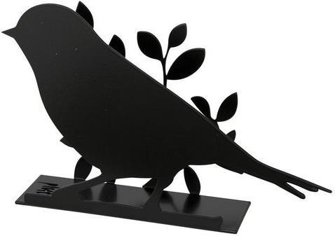 Rond de serviette oiseau noir