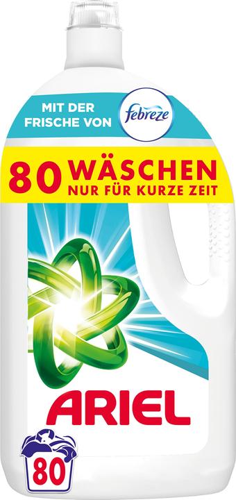Produktbild Ariel Febreze (80 Waschgänge, Flüssigwaschmittel)