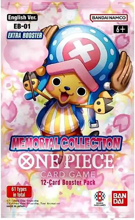 Produktbild One Piece Memorial Collection EB-01 Extra Booster - Card Game - EN (Englisch, Booster Pack)