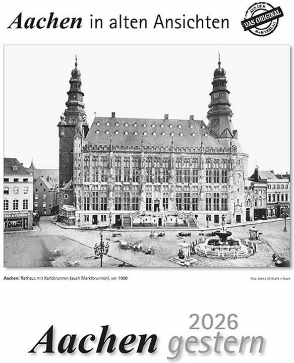 Actual product image Aachen gestern 2026 (29 x 32 cm, German)
