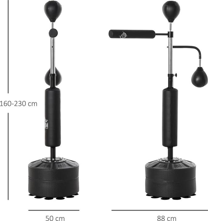 Immagine prodotto Homcom Manichino da boxe (158 cm, 15.10 kg)