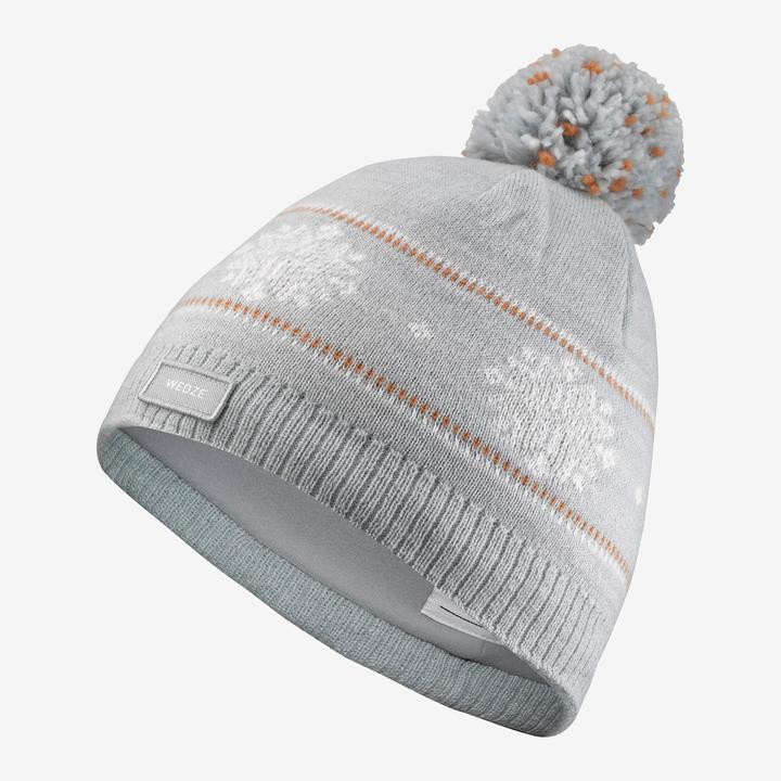 Immagine prodotto Wedze Cappello da sci per bambini fiocchi di neve - grigio jacquard
