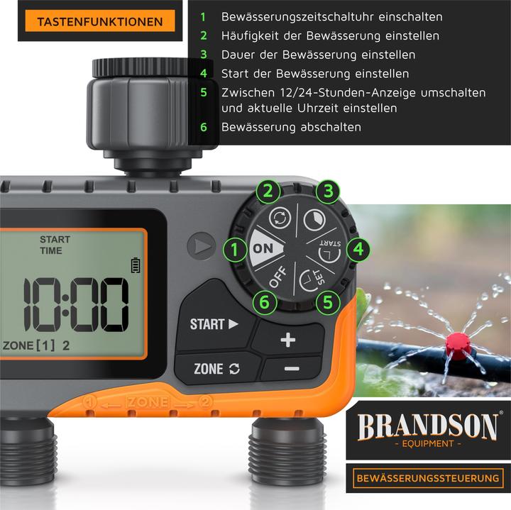 Produktbild Brandson Bewässerungscomputer (Bewässerungscomputer)