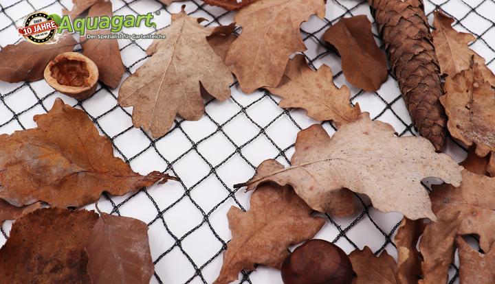 Produktbild Aquagart Teichnetz 16m x 8m schwarz Fischteichnetz Laubnetz Netz Vogelschutznetz robust