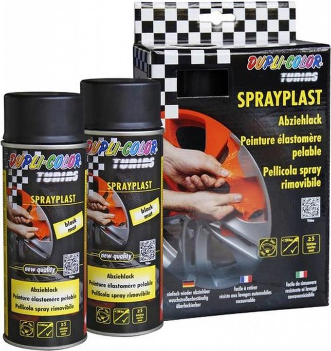 Actual product image Dupli-Color Sprayplast Set (Black, 0.40 l)