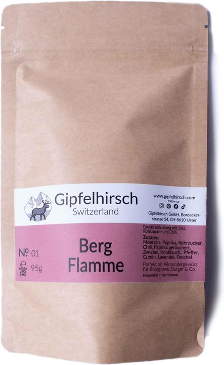 Produktbild Gipfelhirsch Raclette Fondue Gewürz Bergflamme (95 g)