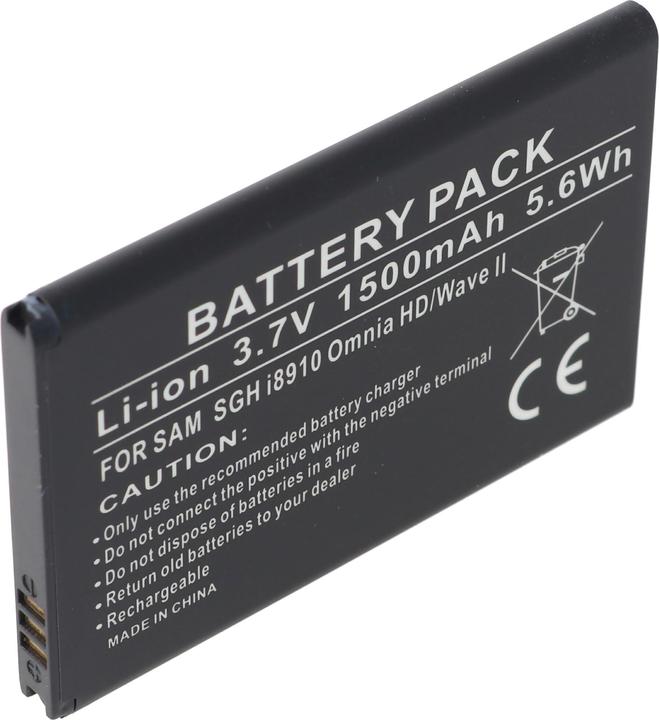 Actual product image Samsung Akku SGH-i8910, EB504465VUCSTD, GT-I6410HKAVD2