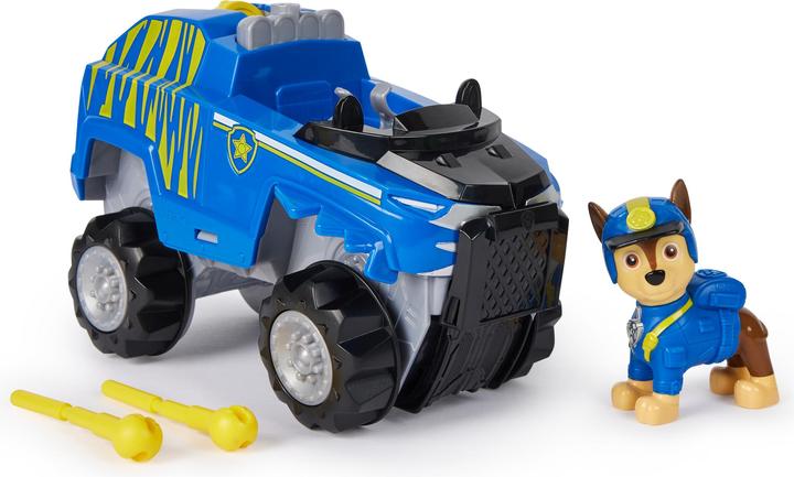 Produktbild Spin Master Paw Patrol Jungle Pups, Tiger Vehicle von Chase, Spielzeugtruck mit Actionfigur zum Sammeln, Kinders