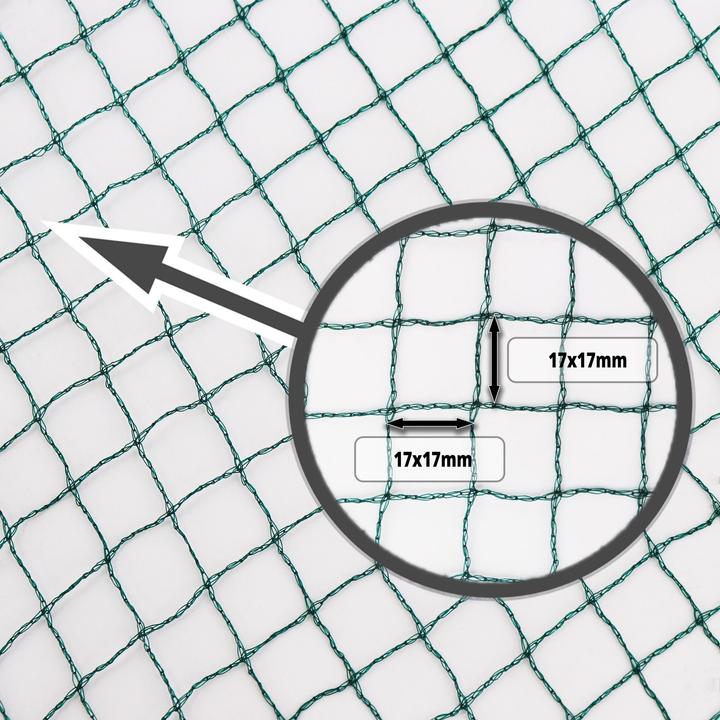 Actual product image Aquagart Teichnetz 14m x 8m Reiherschutz Silonetz Laubschutznetz Vogelschutznetz Laubnetz