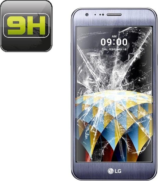 Actual product image Protectorking 1x real tempered 9H armoured glass 3D CLEAR (1 Piece, LG X Cam)