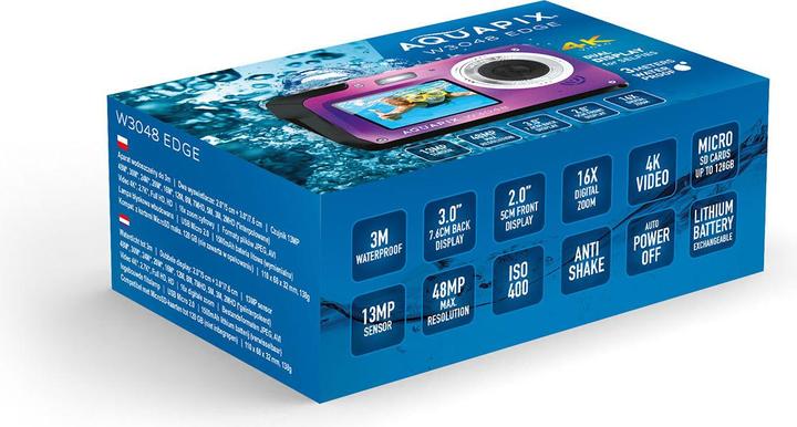 Actual product image Easypix Aquapix W3048 Edge (2 mm, 13 Mpx)