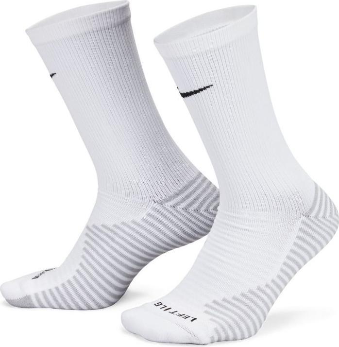 Nike Strike Soccer Crew Socks, WHITE/BLACK XL (XL)