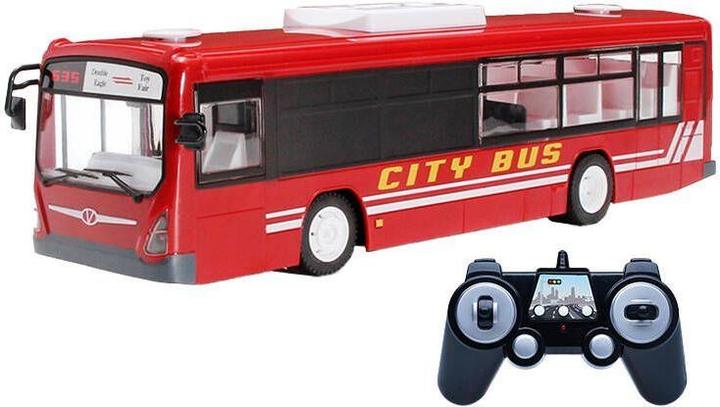 Actual product image Double Remote-controlled city bus 1:20 (red) E635-003