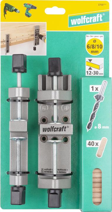 Actual product image wolfcraft wolfcraft 1 Universal-Holzdübler-Set 43-tlg. (40 pcs.)