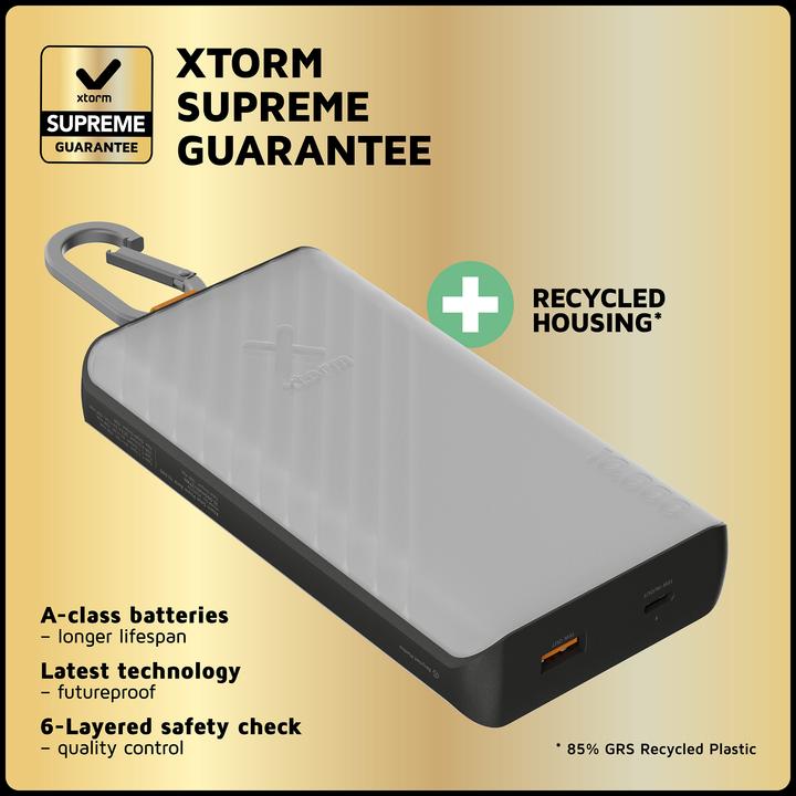 Produktbild Xtorm 15W, 1x USB-C, 1x USB-A Solar Power Bank (10000 mAh, 15 W, 37000 Wh)