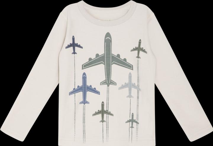 Image du produit Hust and Claire laine/bambou Abba chemise avions (98)