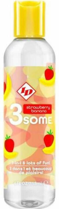 Actual product image ID 3some? 4 Fl Oz Strawberry Banana Bottle (118 ml)