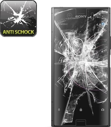 Produktbild Protectorking 2x Panzerfolie Anti-Shock HD Klar (2 Stück, Sony Xperia XZ1)