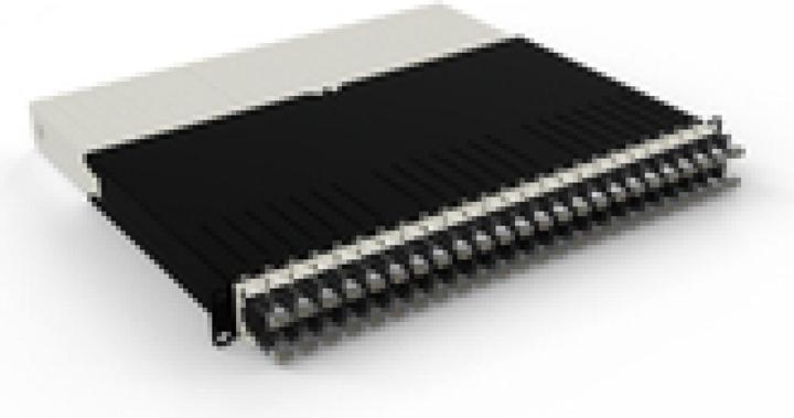 PATCHBOX one / 8RU / Cat 6A, STP, 0.8 m, Schwarz (U/FTP, CAT6a, 0.80 m)
