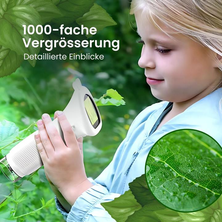Immagine prodotto Hermex Microscopio portatile per bambini Mini microscopio manuale Microscopio portatile