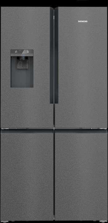 Siemens iQ700, Kühl-Gefrier-Kombination, mehrtürig, 183 x 90.5 cm, BlackSteel, KF96DPXEA (547 l)