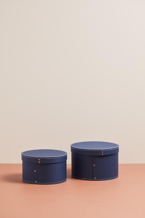Produktbild Kids Concept mit Deckel rund, blau (25 x 50 cm)