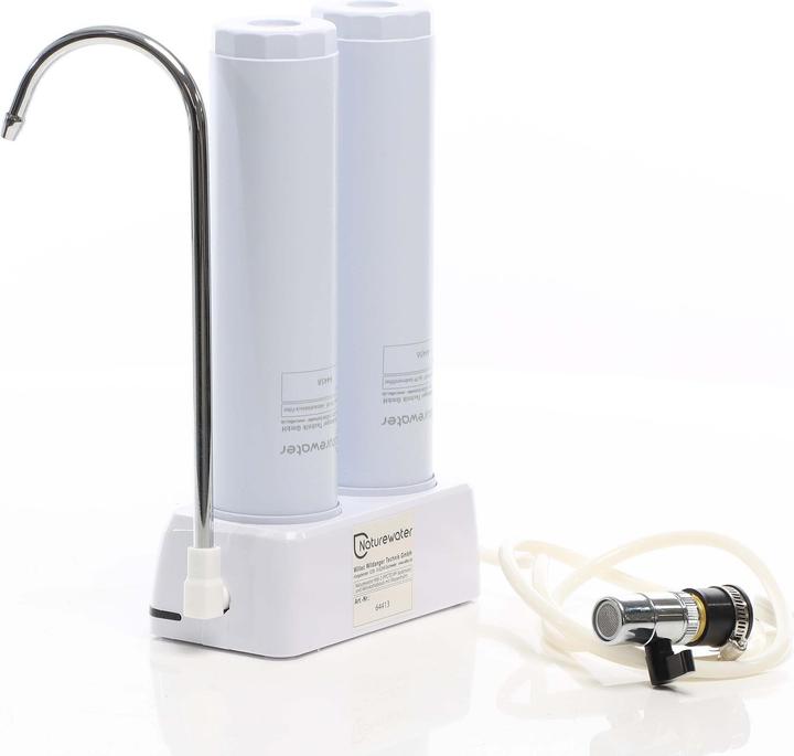Produktbild Naturewater NW-2-PPCTO 2 Stufen Counter Top Wasserfilter 5µ Sediment Aktivkohle