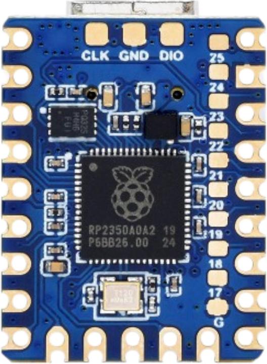 Produktbild WaveShare RP2350-Zero Mini Raspberry Pi Pico basierter MCU mit Headers