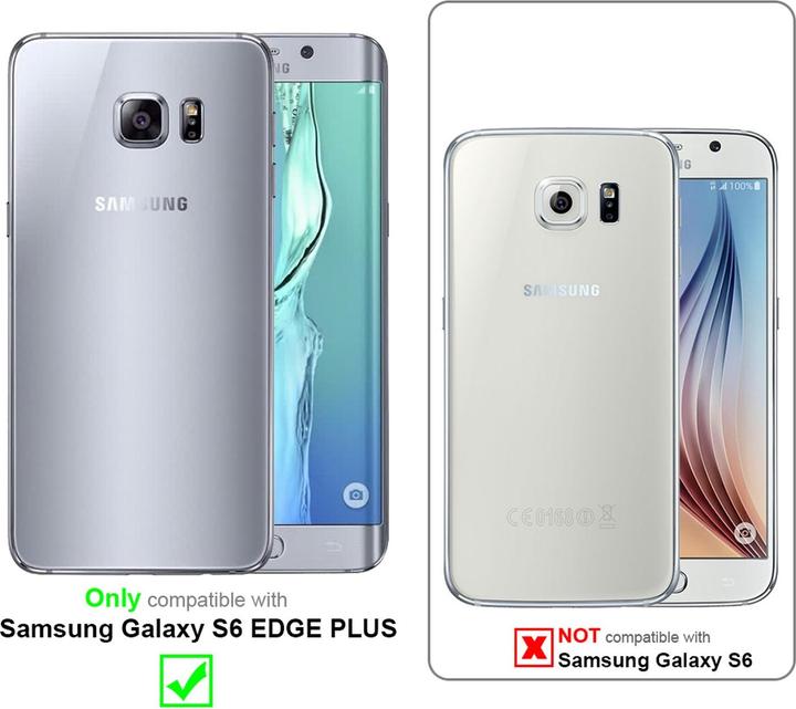 Image du produit Cadorabo Couverture look jeans Book (Samsung Galaxy S6 Edge+)