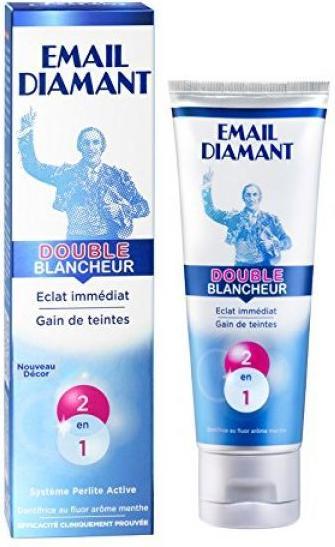 Actual product image Atos E -Mail -Diamond Double Blancheur Toothpaste Dudged Whitening 75ml (75 ml)