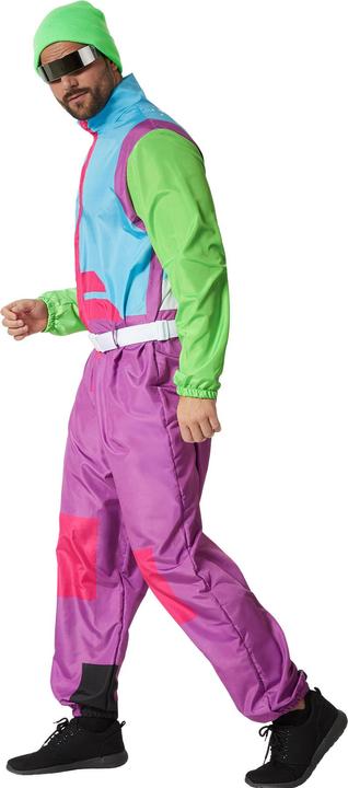 Image du produit tectake Costume rétro pour homme des années 80,90 combinaison de ski (L)