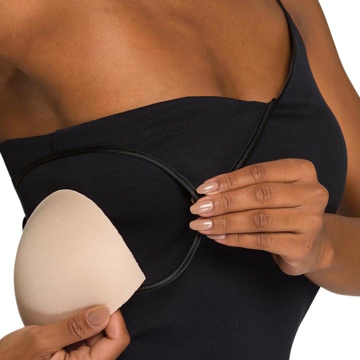 Immagine prodotto Hanro Top spaghetti in cotone senza cuciture imbottito (L)